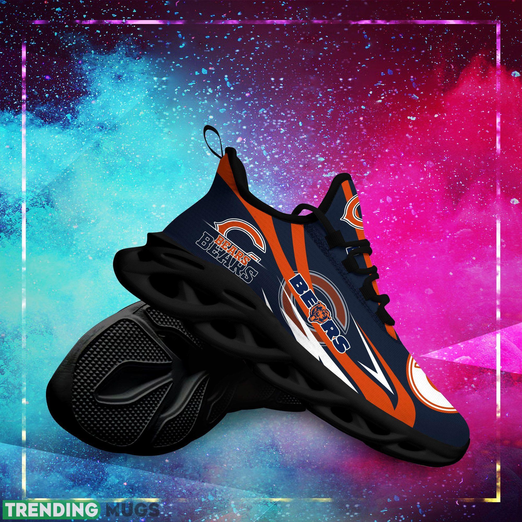 Chicago Bears Logo Line Running Sneaker Custom Name Max Soul Shoes Max Soul Chicago Bears Logo Line Running Sneaker Custom Name Max Soul Shoes Max Soul