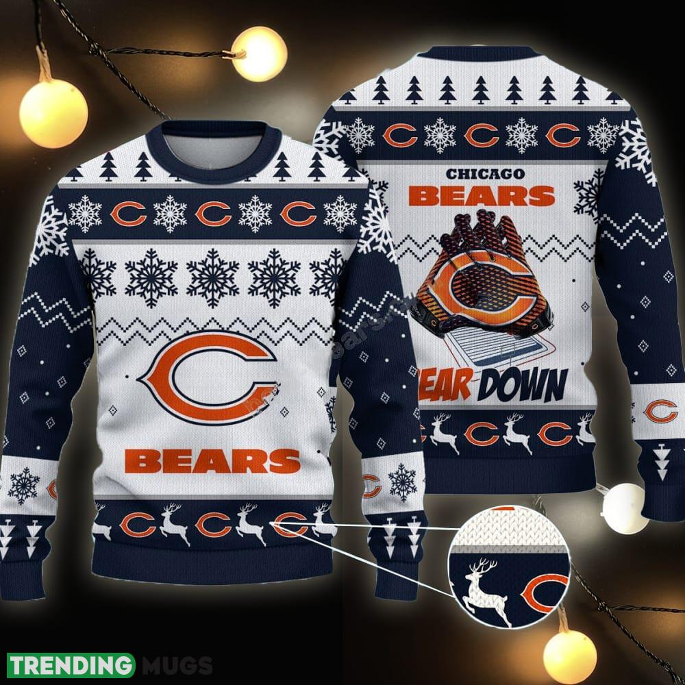 Chicago Bears NFL Big Logo Ugly Christmas Sweater Gift For Fans - Chicago Bears NFL Big Logo Ugly Christmas Sweater Gift For Fans Chicago Bears NFL Big Logo Ugly Christmas Sweater Gift For Fans - Chicago Bears NFL Big Logo Ugly Christmas Sweater Gift For Fans