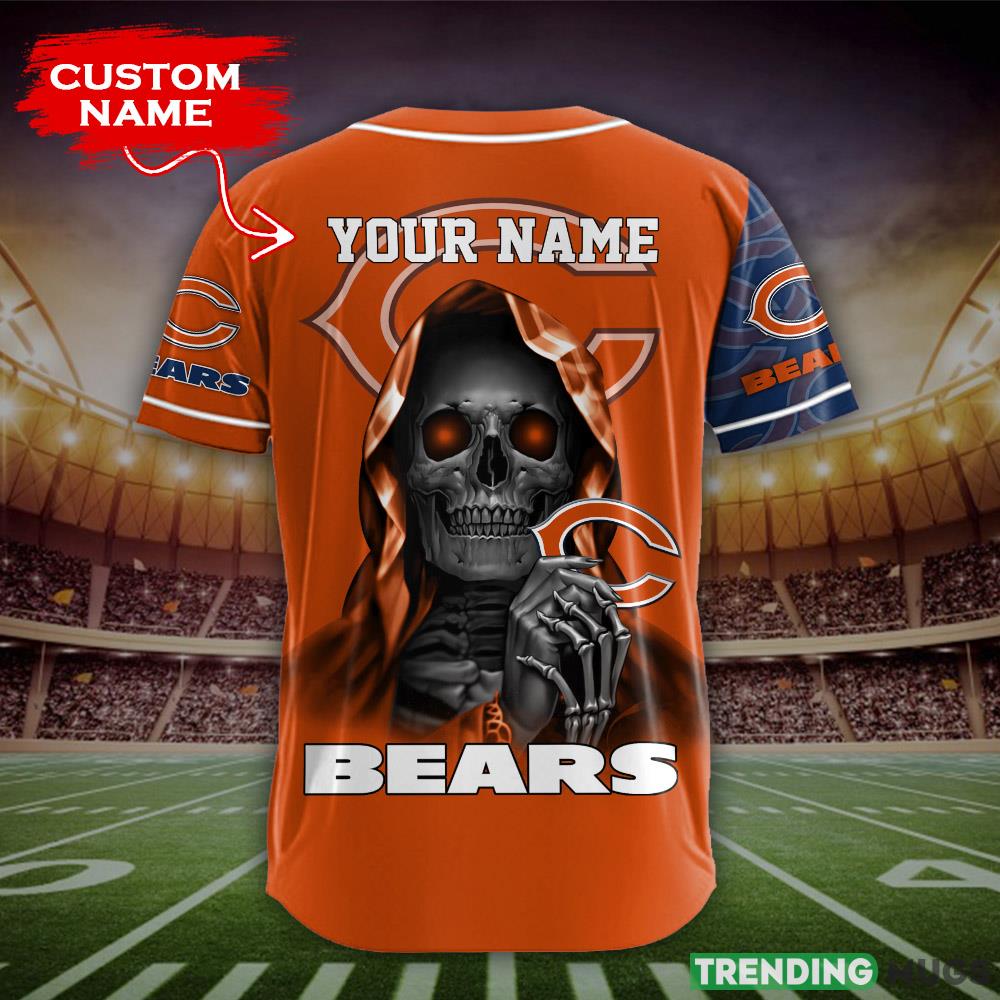 Chicago Bears NFL Custom Name Baseball Jersey Shirt Gift For Men And Women Fans Football Jersey Chicago Bears NFL Custom Name Baseball Jersey Shirt Gift For Men And Women Fans Football Jersey