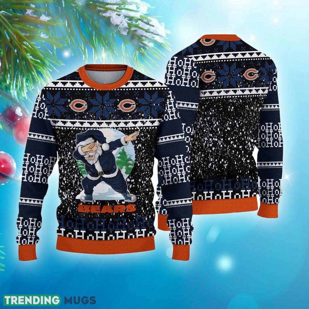 Chicago Bears Printed Santa Claus Ho Ho Ho Show Team Spirit NFL Ugly Christmas Sweater - Chicago Bears Printed Santa Claus Ho Ho Ho Show Team Spirit NFL Ugly Christmas Sweater Chicago Bears Printed Santa Claus Ho Ho Ho Show Team Spirit NFL Ugly Christmas Sweater - Chicago Bears Printed Santa Claus Ho Ho Ho Show Team Spirit NFL Ugly Christmas Sweater