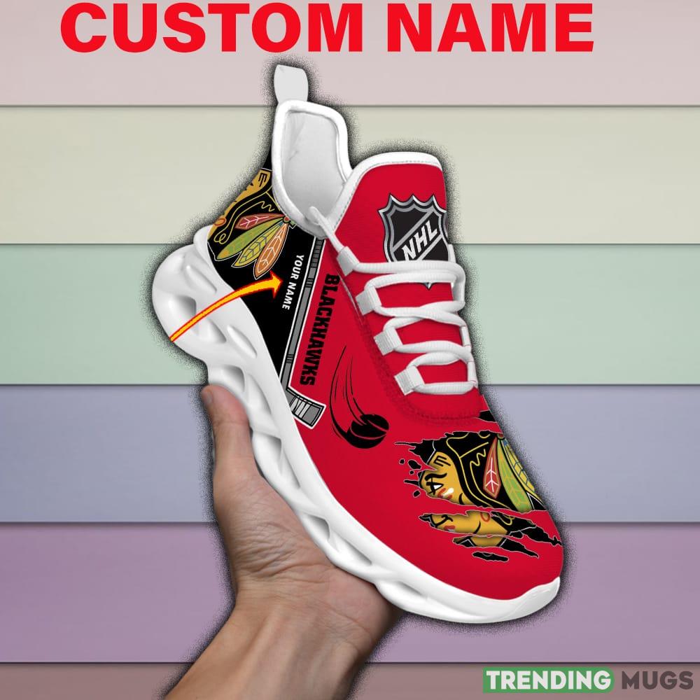 Chicago Blackhawks NHL Max Soul Shoes Custom Name For Men And Women Running Sneakers Max Soul Chicago Blackhawks NHL Max Soul Shoes Custom Name For Men And Women Running Sneakers Max Soul