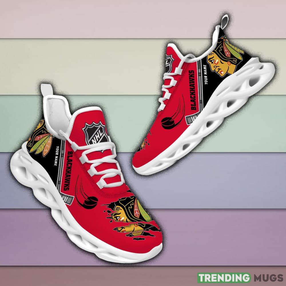 Chicago Blackhawks NHL Max Soul Shoes Custom Name For Men And Women Running Sneakers Max Soul Chicago Blackhawks NHL Max Soul Shoes Custom Name For Men And Women Running Sneakers Max Soul