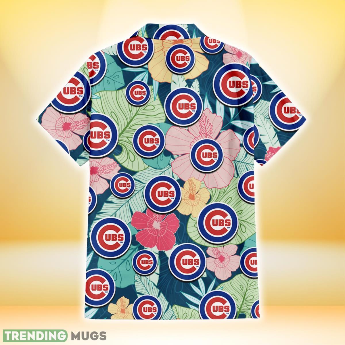 Chicago Cubs Colorful Sketch Hibiscus Dark Green Background 3D Hawaiian Shirt Gift For Fans Hawaiian Shirt Chicago Cubs Colorful Sketch Hibiscus Dark Green Background 3D Hawaiian Shirt Gift For Fans Hawaiian Shirt