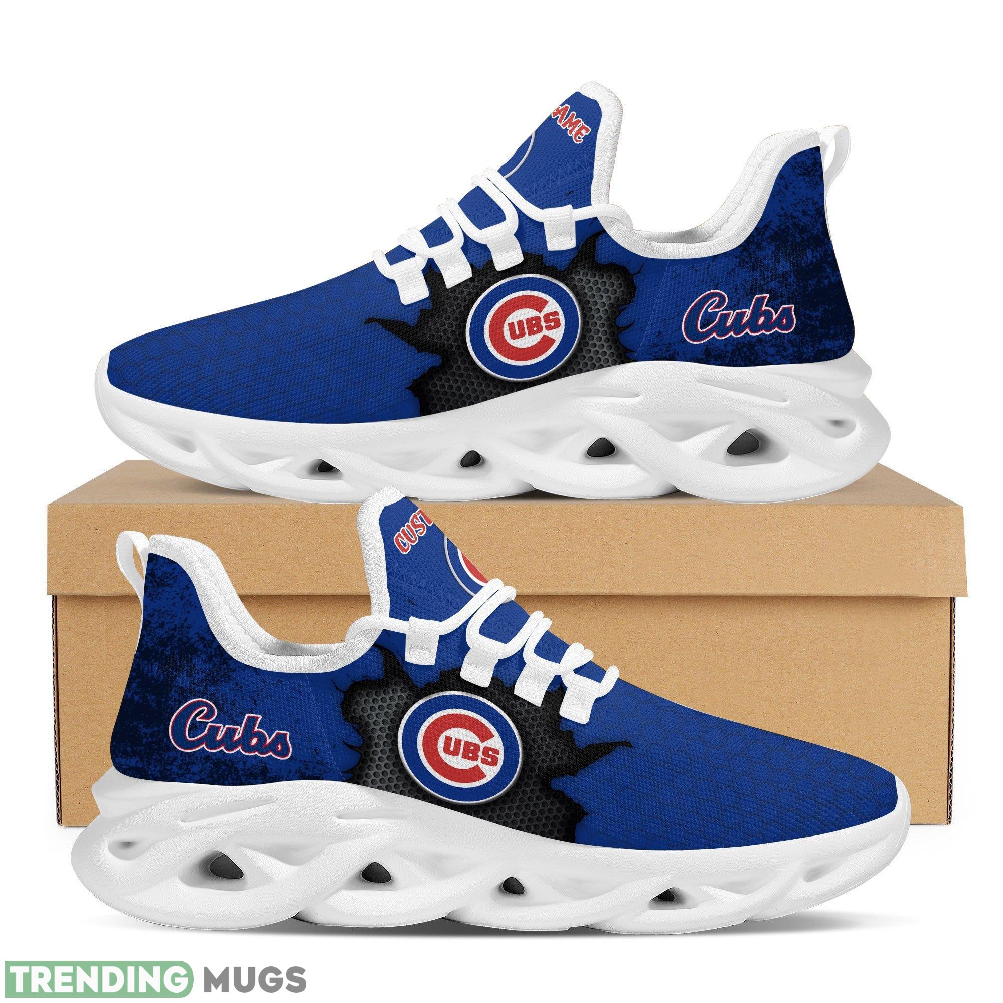 Chicago Cubs Cracked Design Running Sneaker Custom Name Max Soul Shoes - Chicago Cubs Cracked Design Pattern Custom Name 3D Max Soul Sneaker Shoes_1 Chicago Cubs Cracked Design Running Sneaker Custom Name Max Soul Shoes - Chicago Cubs Cracked Design Pattern Custom Name 3D Max Soul Sneaker Shoes_1
