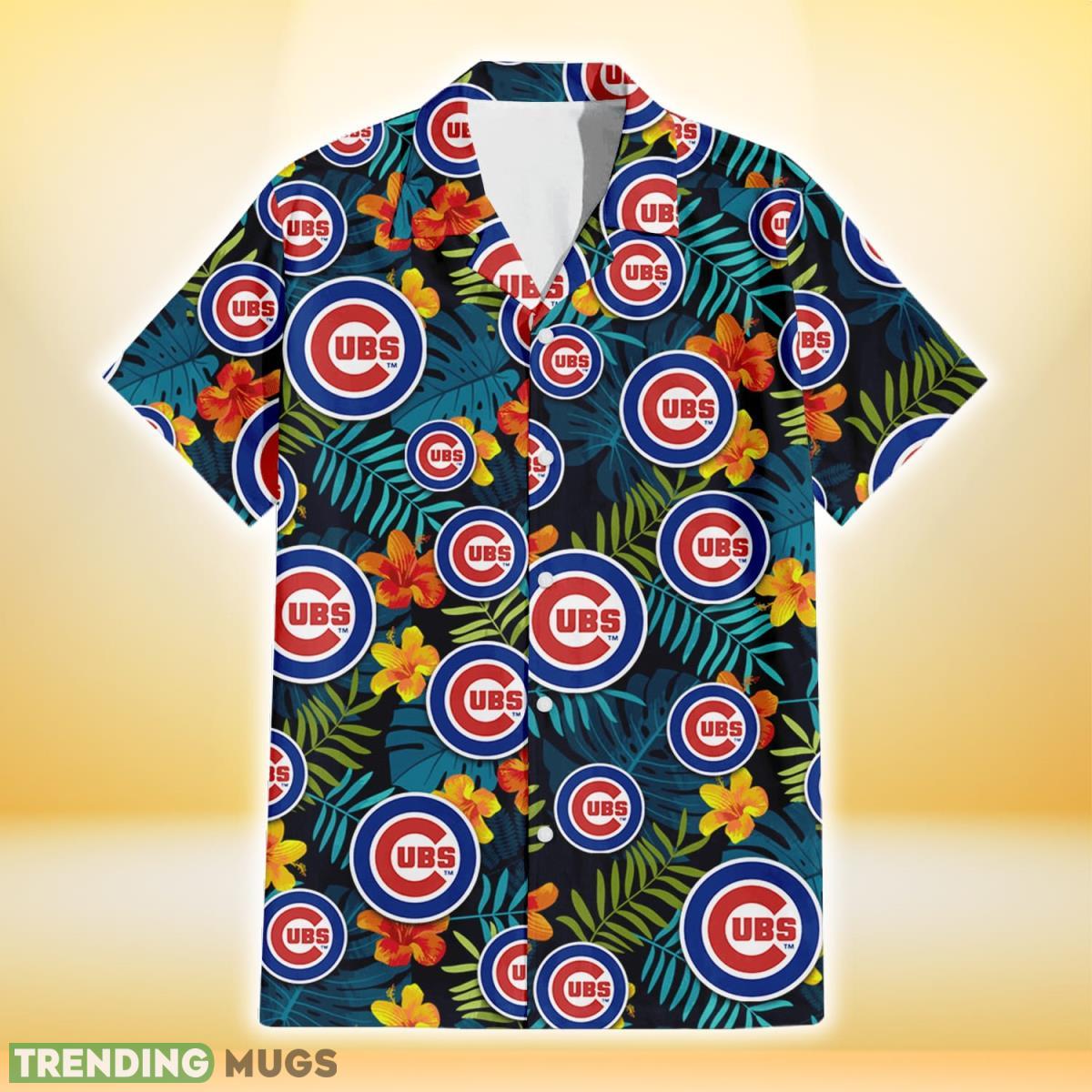 Chicago Cubs Orange Yellow Green Leaf Black Background 3D Hawaiian Shirt Gift For Fans Hawaiian Shirt Chicago Cubs Orange Yellow Green Leaf Black Background 3D Hawaiian Shirt Gift For Fans Hawaiian Shirt