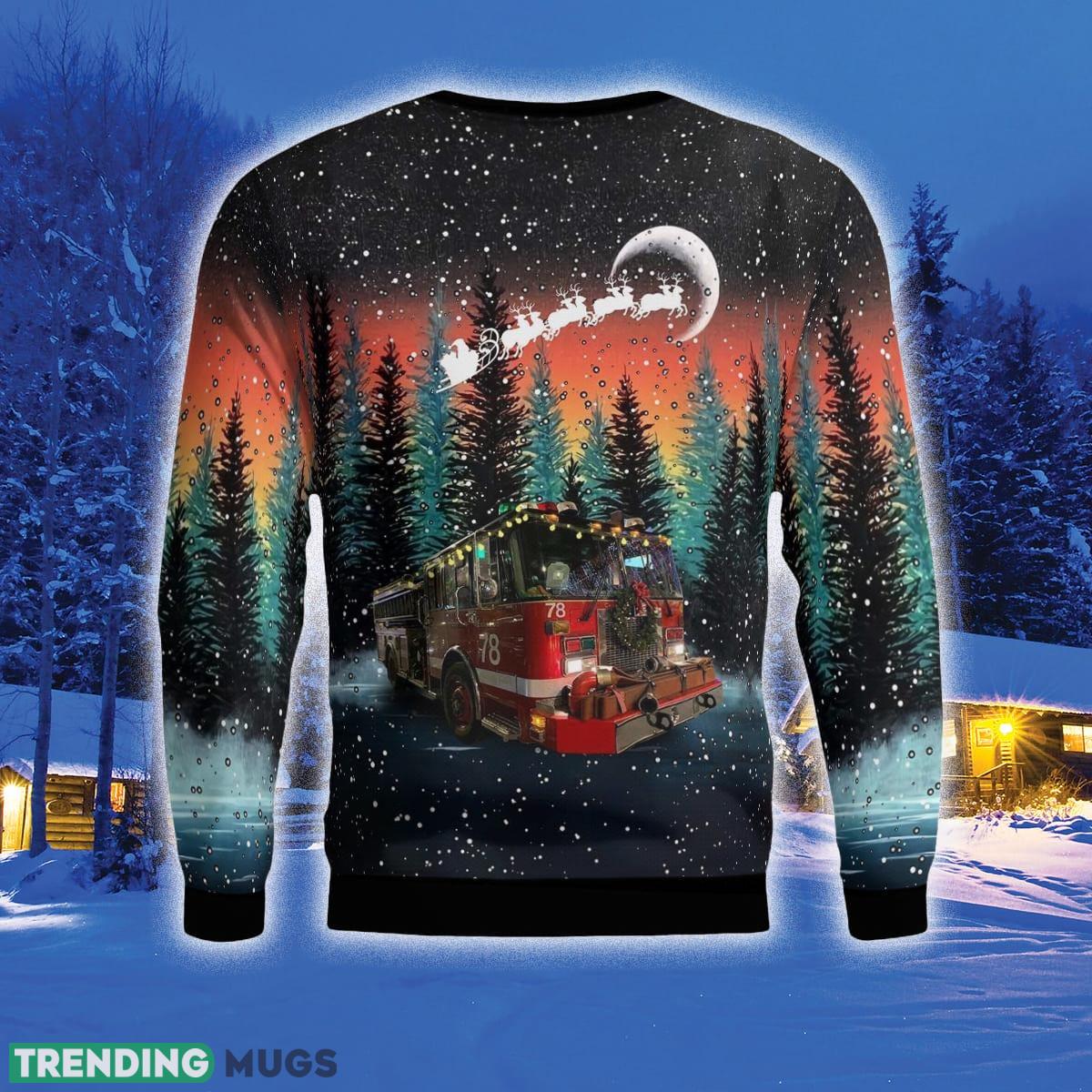 Chicago fire engine 78 3D Sweater Style 6 Gift For Ugly Christmas 3D Sweater Chicago fire engine 78 3D Sweater Style 6 Gift For Ugly Christmas 3D Sweater