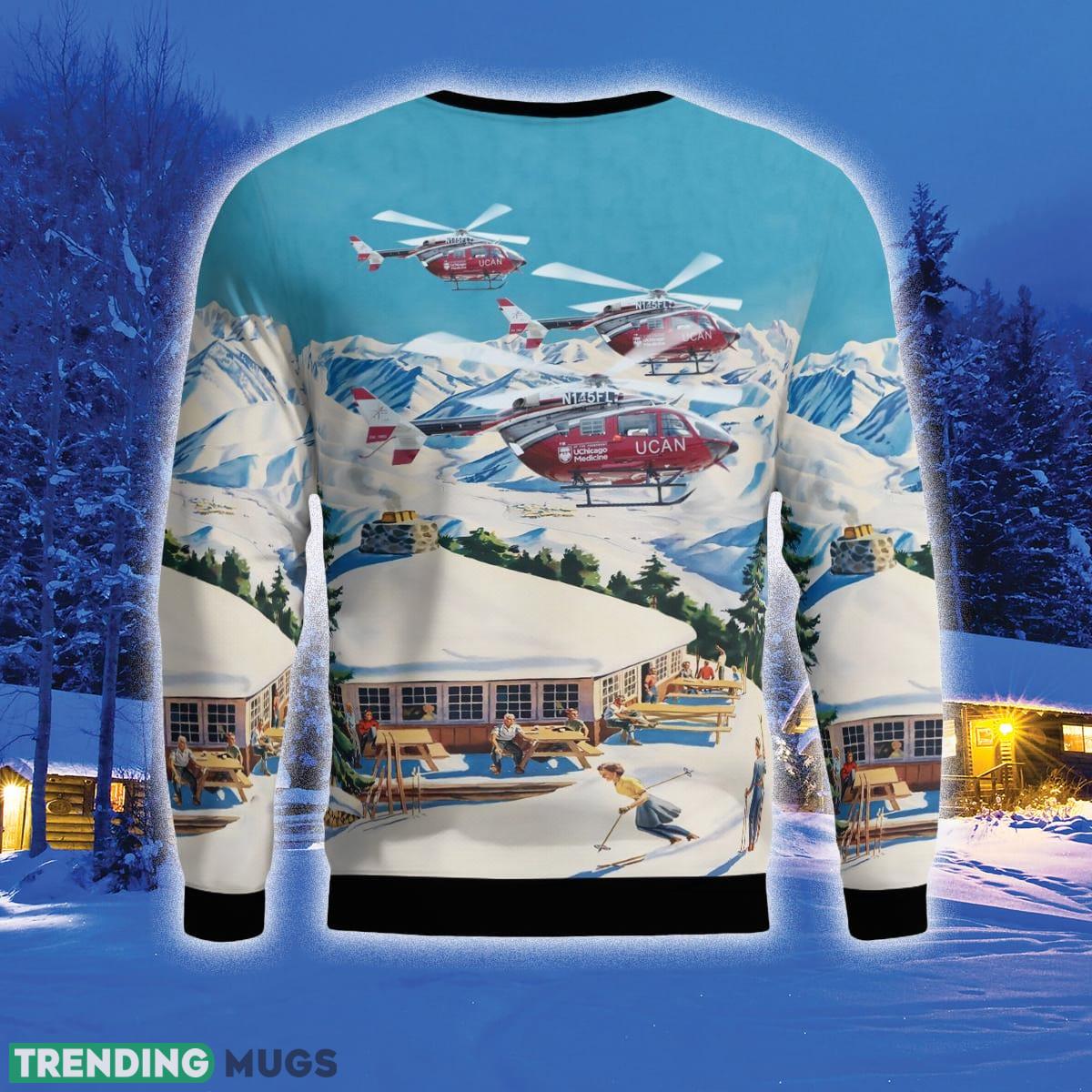 Chicago Illinois University of Chicago Medicine Aeromedical Network 3D Sweater For Men And Women Gift For Christmas 3D Sweater Chicago Illinois University of Chicago Medicine Aeromedical Network 3D Sweater For Men And Women Gift For Christmas 3D Sweater