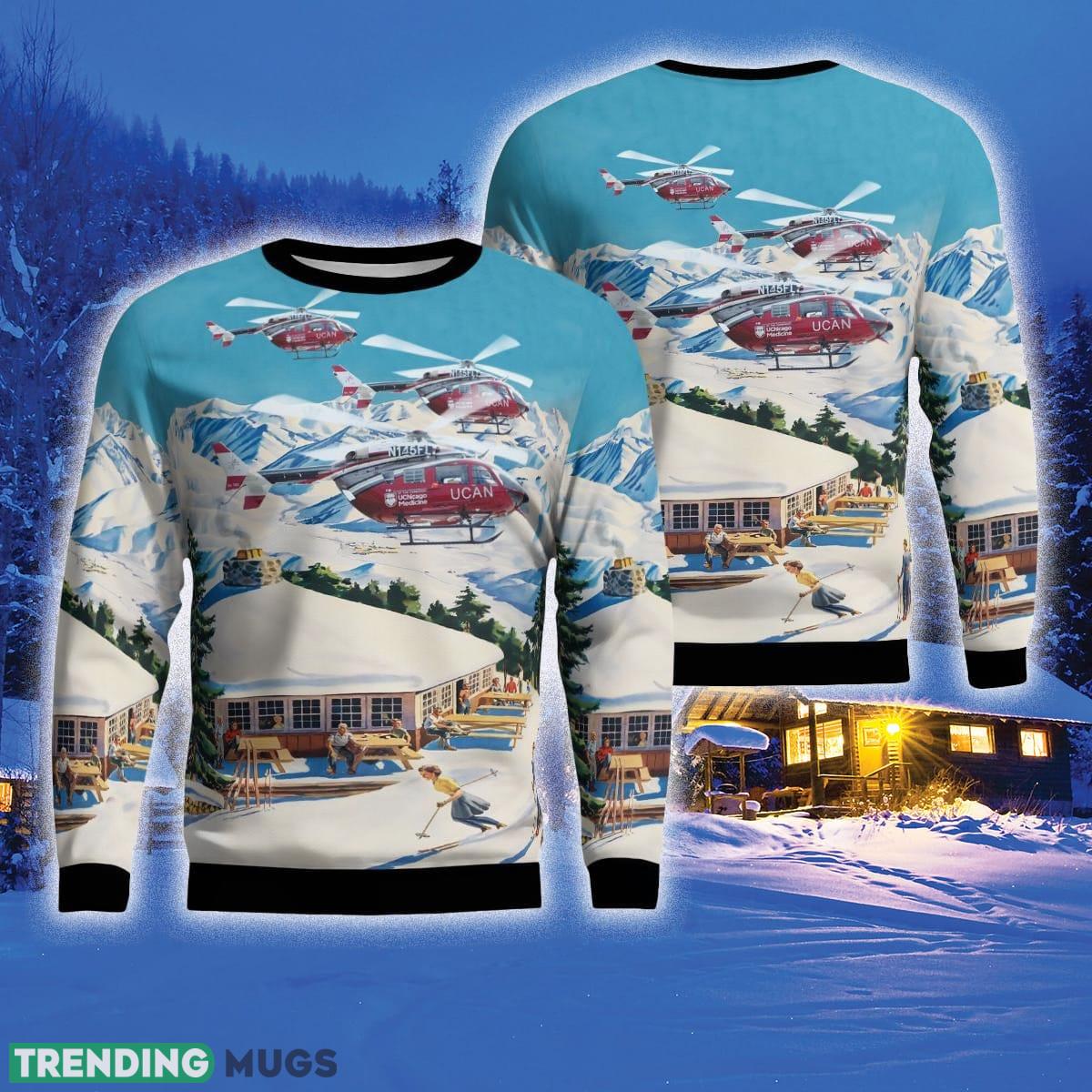 Chicago Illinois University of Chicago Medicine Aeromedical Network 3D Sweater For Men And Women Gift For Christmas - Chicago, Illinois, University of Chicago Medicine Aeromedical Network Ugly Sweater_1 Chicago Illinois University of Chicago Medicine Aeromedical Network 3D Sweater For Men And Women Gift For Christmas - Chicago, Illinois, University of Chicago Medicine Aeromedical Network Ugly Sweater_1