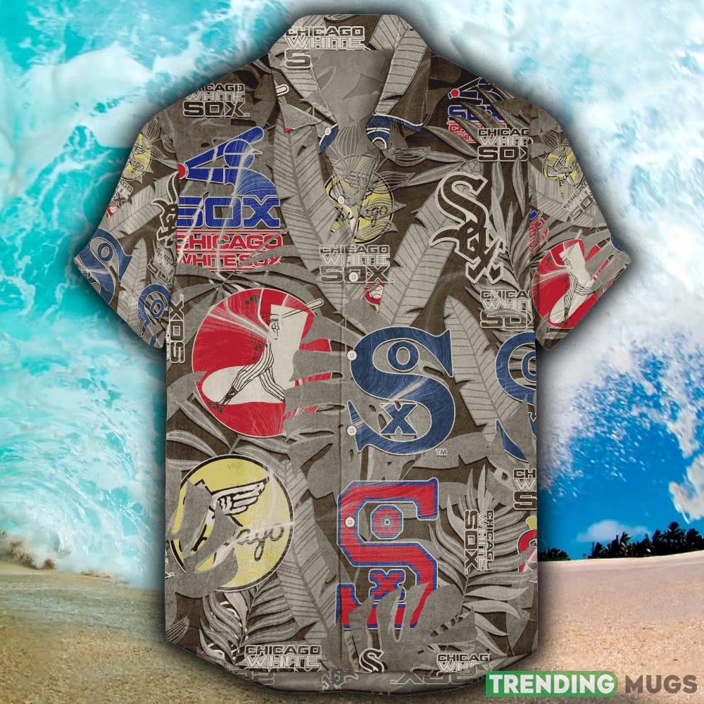 Chicago White Sox Hawaiian Retro Logo MLB Summer Beach Men And Women Gift For Fans - Chicago White Sox Hawaiian Retro “Logo Revolution” MLB_1 Chicago White Sox Hawaiian Retro Logo MLB Summer Beach Men And Women Gift For Fans - Chicago White Sox Hawaiian Retro “Logo Revolution” MLB_1