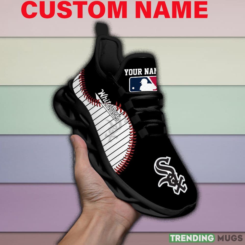 Chicago White Sox Mix Jerseys MLB Max Soul Shoes Custom Name For Men And Women Running Sneakers Max Soul Chicago White Sox Mix Jerseys MLB Max Soul Shoes Custom Name For Men And Women Running Sneakers Max Soul