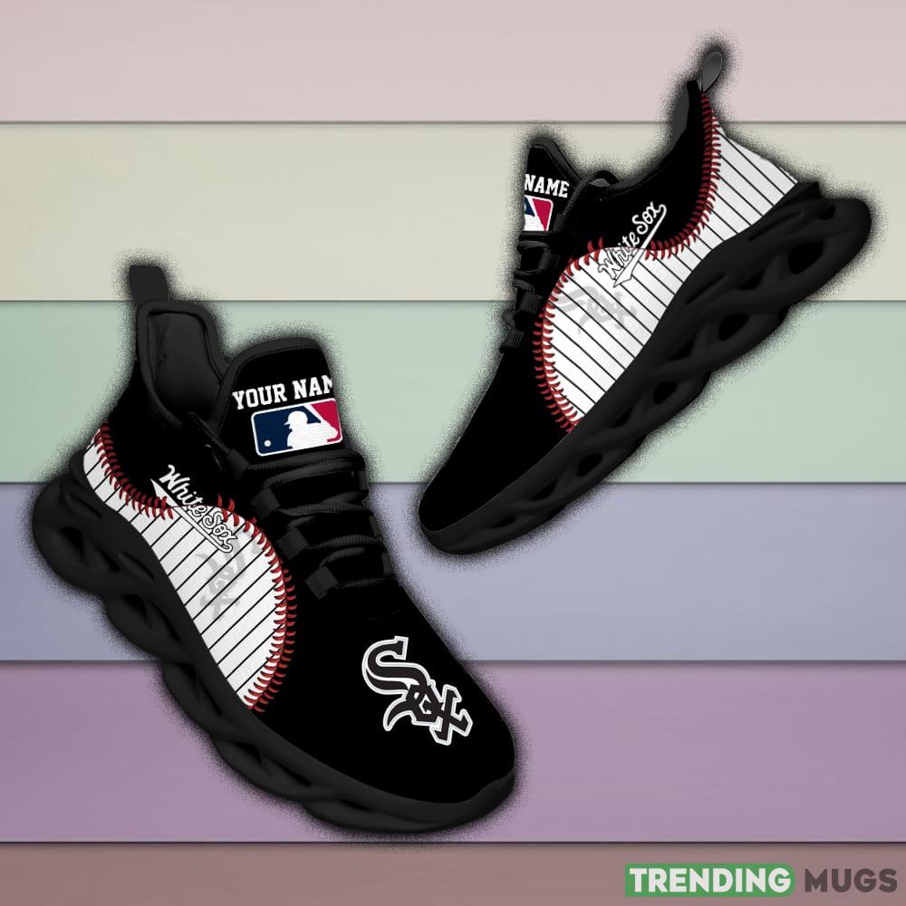 Chicago White Sox Mix Jerseys MLB Max Soul Shoes Custom Name For Men And Women Running Sneakers Max Soul Chicago White Sox Mix Jerseys MLB Max Soul Shoes Custom Name For Men And Women Running Sneakers Max Soul