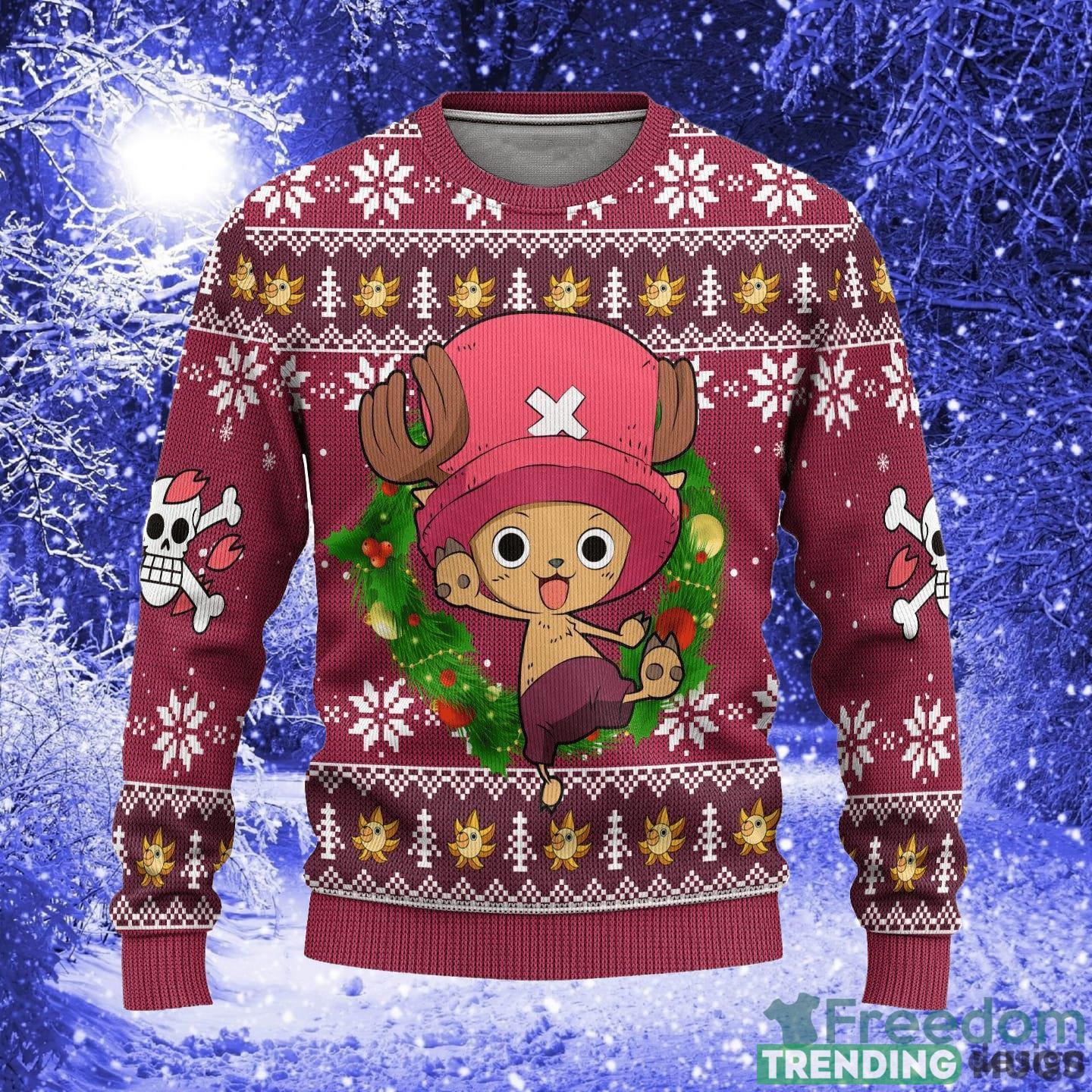 Chopper One Piece Anime Xmas Women Mens Ugly Christmas Sweater - Chopper One Piece Anime Ugly Christmas Sweater Xmas Gift_1 Chopper One Piece Anime Xmas Women Mens Ugly Christmas Sweater - Chopper One Piece Anime Ugly Christmas Sweater Xmas Gift_1