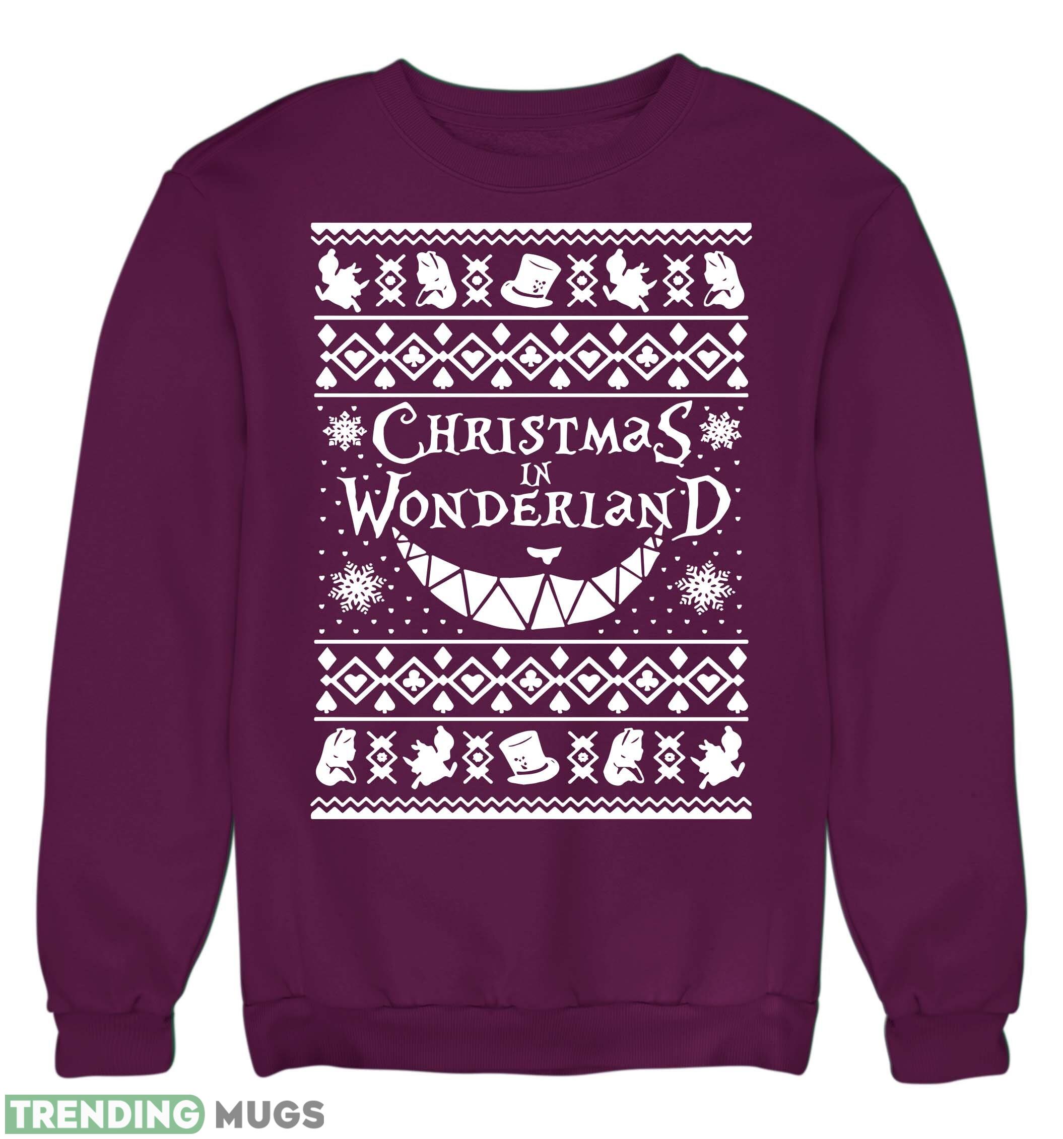 Christmas In Wonderland Jumper Cute Xmas Sweatshirt For Men And Women Gift For Christmas 3D Sweatshirt Christmas In Wonderland Jumper Cute Xmas Sweatshirt For Men And Women Gift For Christmas 3D Sweatshirt