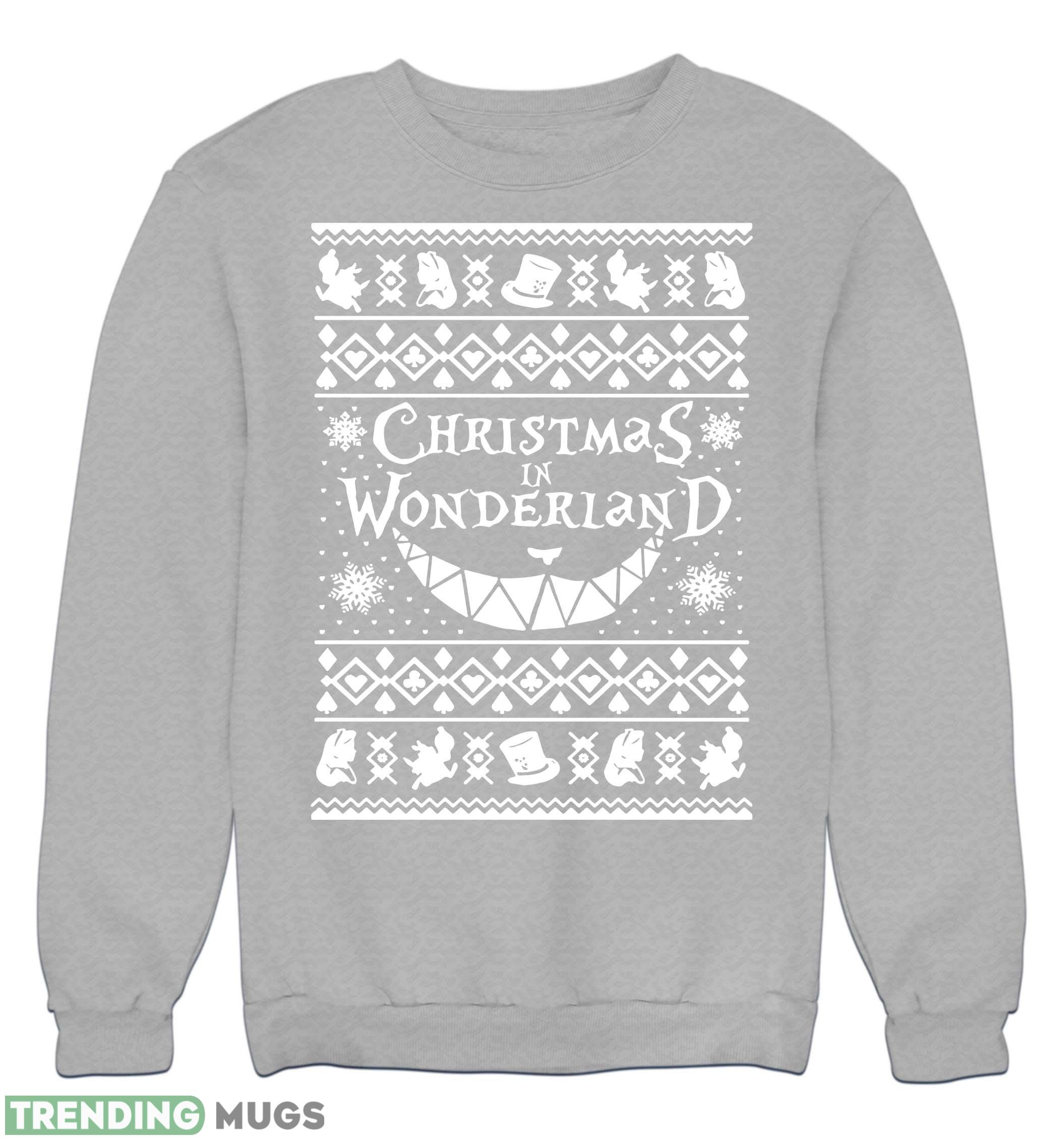 Christmas In Wonderland Jumper Cute Xmas Sweatshirt For Men And Women Gift For Christmas 3D Sweatshirt Christmas In Wonderland Jumper Cute Xmas Sweatshirt For Men And Women Gift For Christmas 3D Sweatshirt