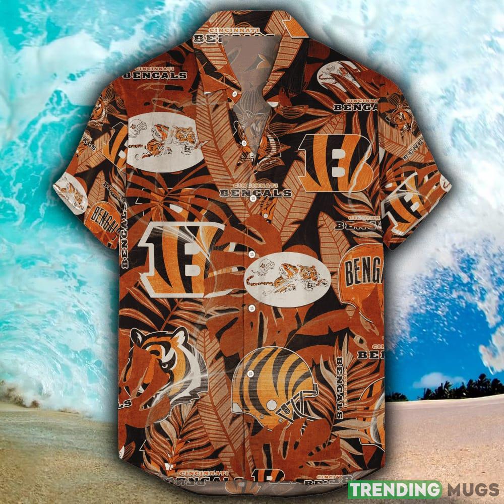 Cincinnati Bengals 3D Hawaiian Retro NFLTropical Beach Men And Women For Fans Gift - Cincinnati Bengals Hawaiian Retro NFL_1 Cincinnati Bengals 3D Hawaiian Retro NFLTropical Beach Men And Women For Fans Gift - Cincinnati Bengals Hawaiian Retro NFL_1
