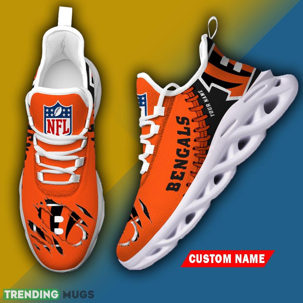 Cincinnati Bengals Chunky Sneakers Custom Name NFL Max Soul Shoes Gift For Fans - Cincinnati Bengals Custom Name NFL Max Soul Shoes_2 Cincinnati Bengals Chunky Sneakers Custom Name NFL Max Soul Shoes Gift For Fans - Cincinnati Bengals Custom Name NFL Max Soul Shoes_2
