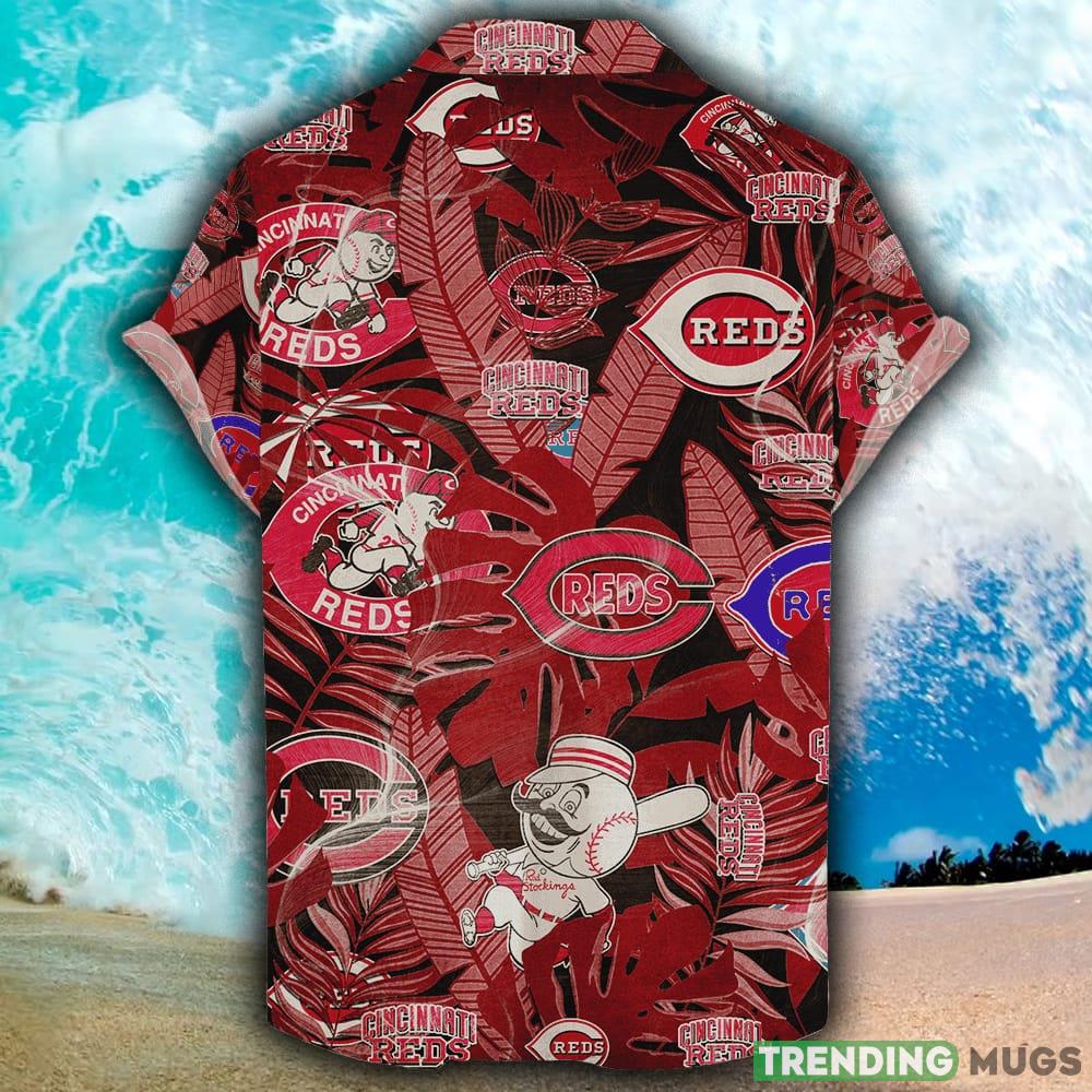 Cincinnati Reds Hawaiian Retro Logo MLB Summer Beach Men And Women Gift For Fans Hawaiian Shirt Cincinnati Reds Hawaiian Retro Logo MLB Summer Beach Men And Women Gift For Fans Hawaiian Shirt