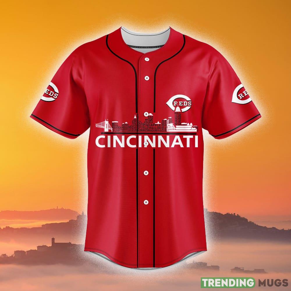 Cincinnati Reds MLB Jersey Shirt Custom Number And Name For Men And Women Gift Fans Football Jersey Cincinnati Reds MLB Jersey Shirt Custom Number And Name For Men And Women Gift Fans Football Jersey