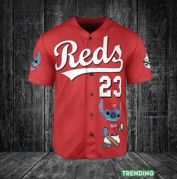 Cincinnati Reds MLB Stitch Baseball Jersey Shirt Design 4 Custom Number And Name Gift For Men And Women Fans Football Jersey Cincinnati Reds MLB Stitch Baseball Jersey Shirt Design 4 Custom Number And Name Gift For Men And Women Fans Football Jersey