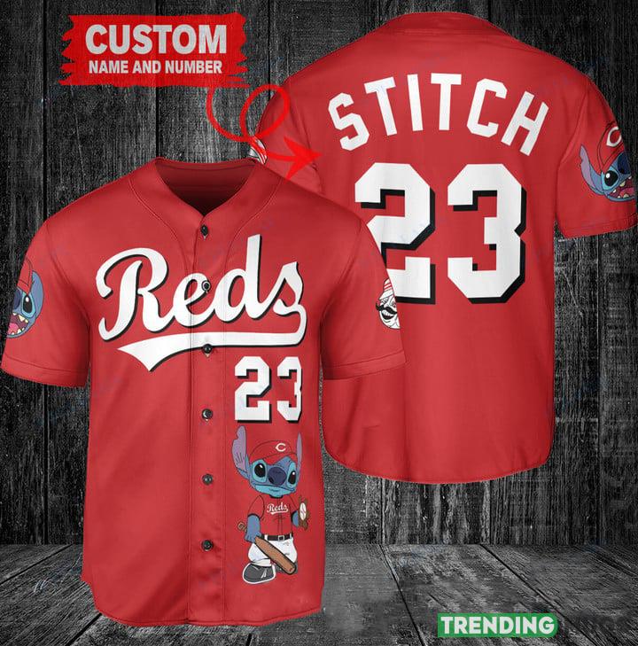 Cincinnati Reds MLB Stitch Baseball Jersey Shirt Design 4 Custom Number And Name Gift For Men And Women Fans - Cincinnati Reds-CUSTOM MLB Stitch Baseball Jersey_1 Cincinnati Reds MLB Stitch Baseball Jersey Shirt Design 4 Custom Number And Name Gift For Men And Women Fans - Cincinnati Reds-CUSTOM MLB Stitch Baseball Jersey_1