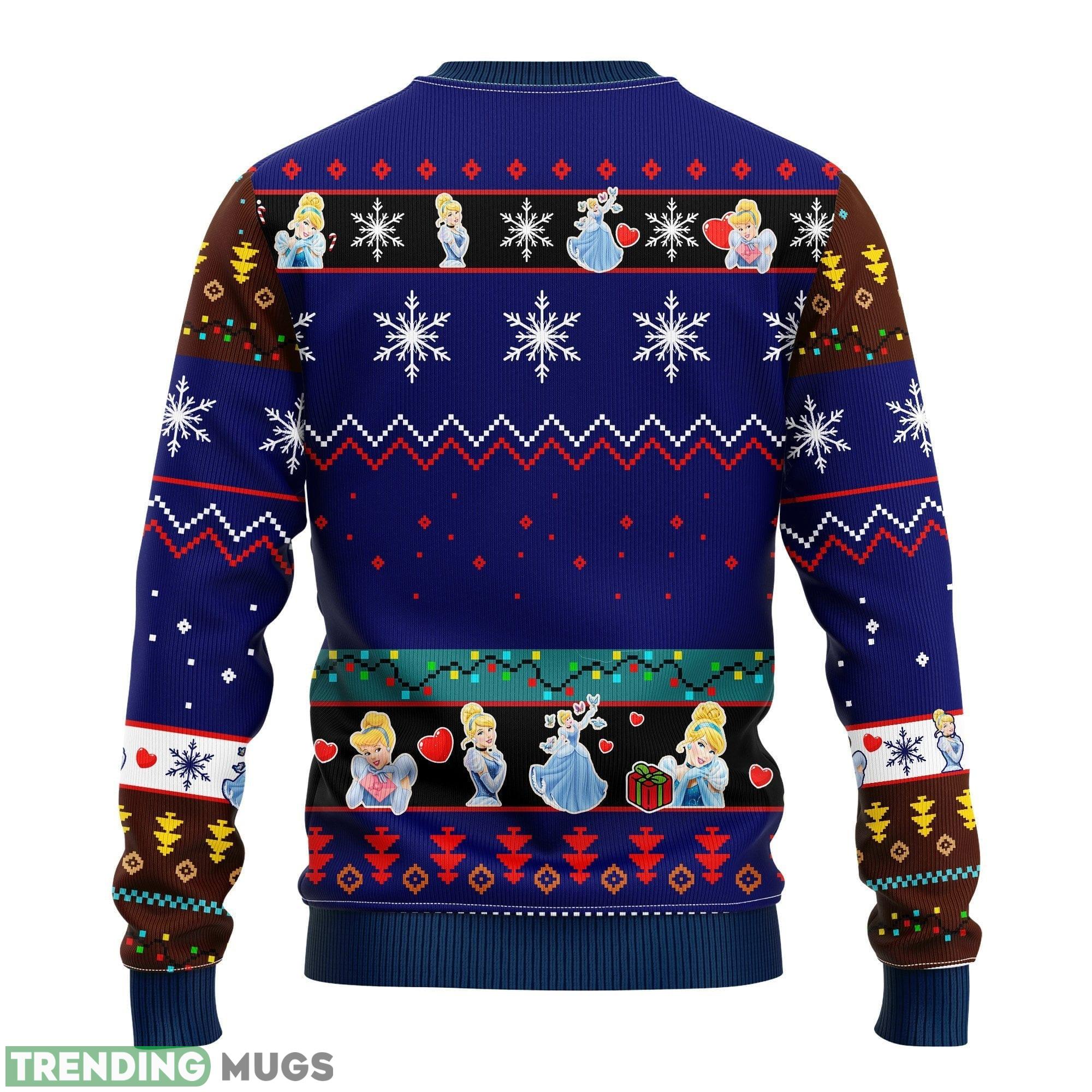 Cinderella Blue Ideas Ugly Christmas Sweater Gift Thanksgiving 3D Sweater Cinderella Blue Ideas Ugly Christmas Sweater Gift Thanksgiving 3D Sweater