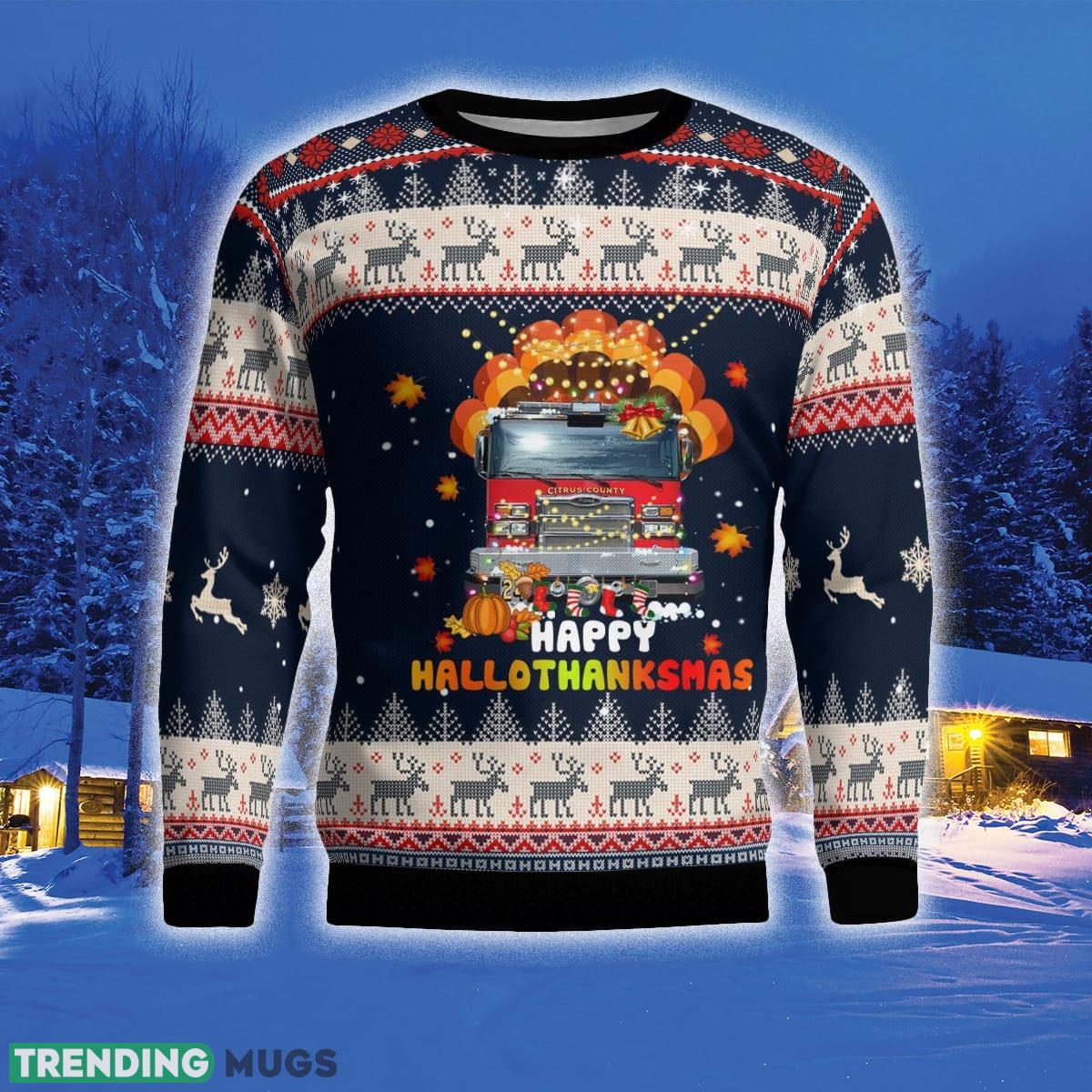 Citrus County Fire Rescue 3D Sweater For Men And Women Gift For Christmas 3D Sweater Citrus County Fire Rescue 3D Sweater For Men And Women Gift For Christmas 3D Sweater