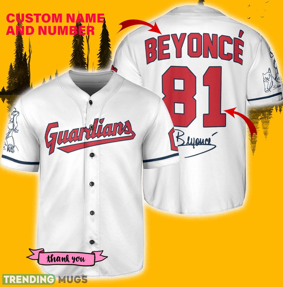 Cleveland Guardians Beyonce White Custom Number And Name Baseball Jersey Shirt - Cleveland Guardians Beyonce Baseball Jersey White_1 Cleveland Guardians Beyonce White Custom Number And Name Baseball Jersey Shirt - Cleveland Guardians Beyonce Baseball Jersey White_1