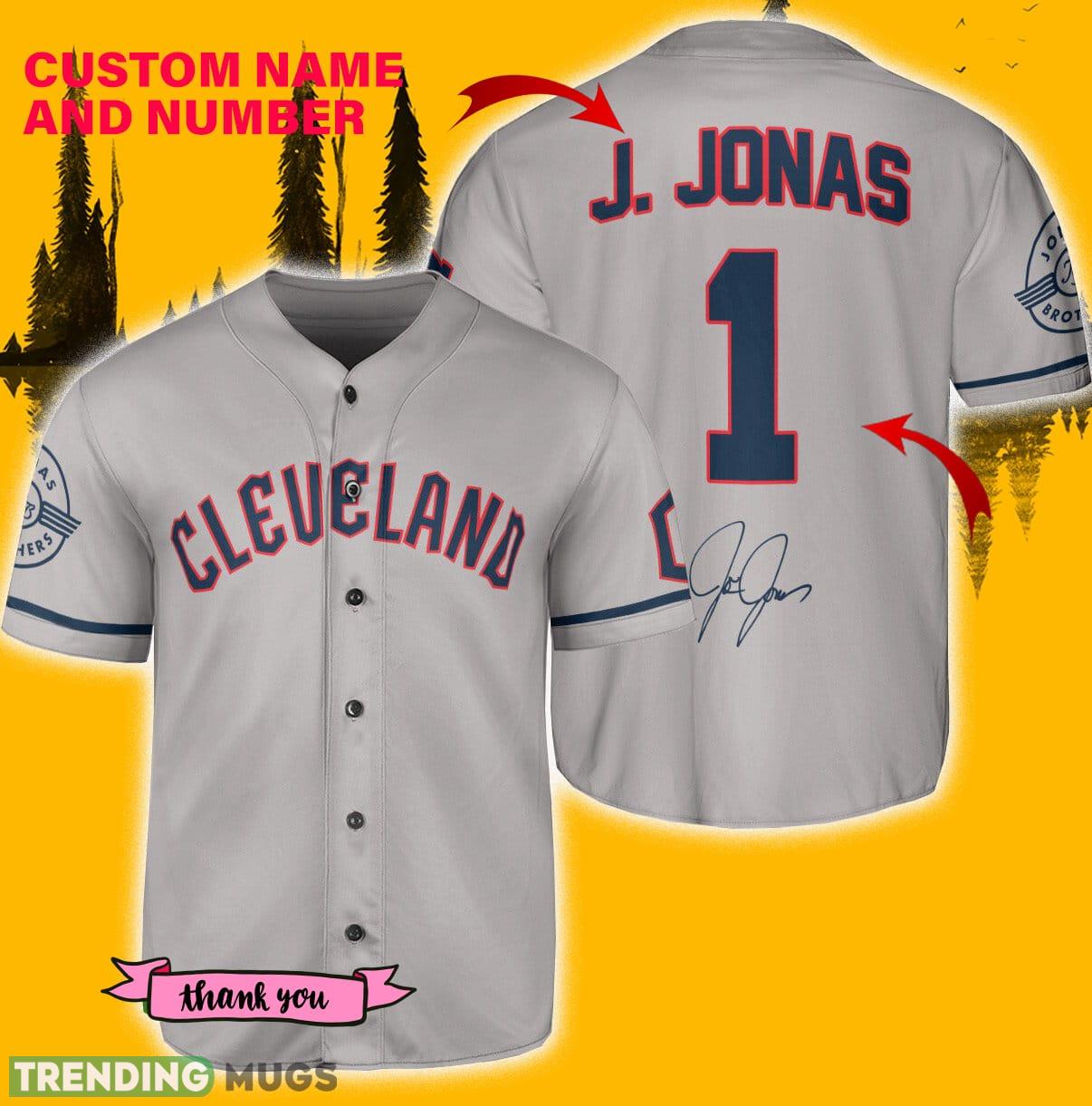 Cleveland Guardians J. Jonas Gray Custom Number And Name Jersey Baseball Shirt - Cleveland Guardians J. Jonas Baseball Jersey Gray_1 Cleveland Guardians J. Jonas Gray Custom Number And Name Jersey Baseball Shirt - Cleveland Guardians J. Jonas Baseball Jersey Gray_1