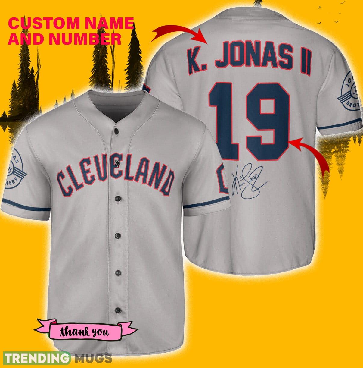 Cleveland Guardians K. Jonas Gray Custom Number And Name Baseball Jersey Shirt - Cleveland Guardians K. Jonas Baseball Jersey Gray_1 Cleveland Guardians K. Jonas Gray Custom Number And Name Baseball Jersey Shirt - Cleveland Guardians K. Jonas Baseball Jersey Gray_1