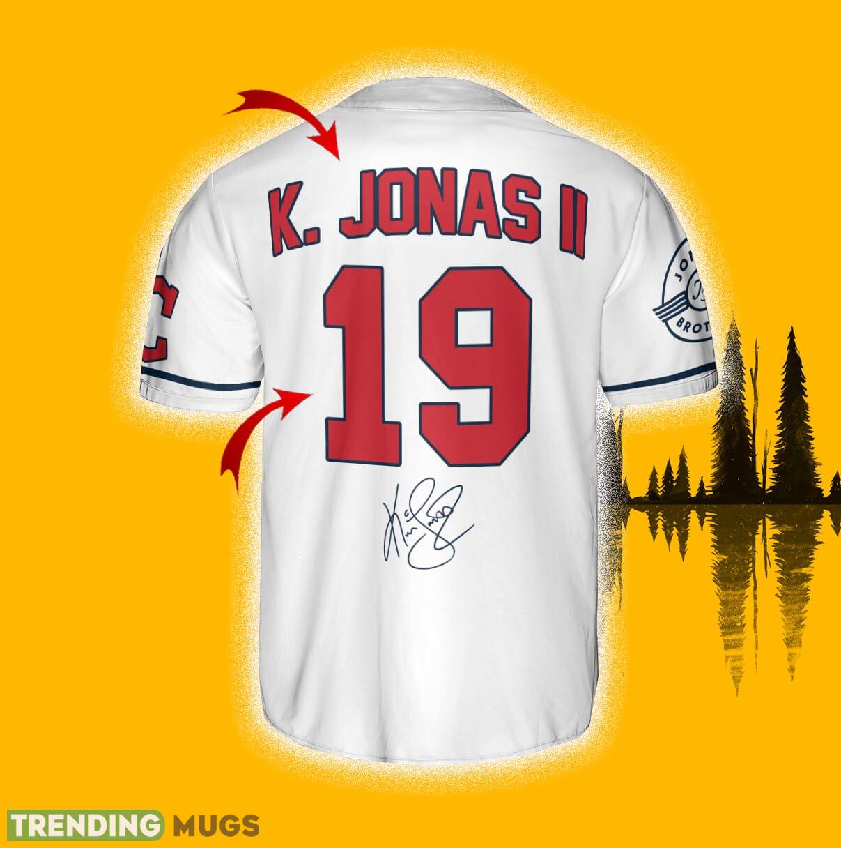 Cleveland Guardians K. Jonas Jersey Baseball Shirt White Custom Number And Name Football Jersey Cleveland Guardians K. Jonas Jersey Baseball Shirt White Custom Number And Name Football Jersey