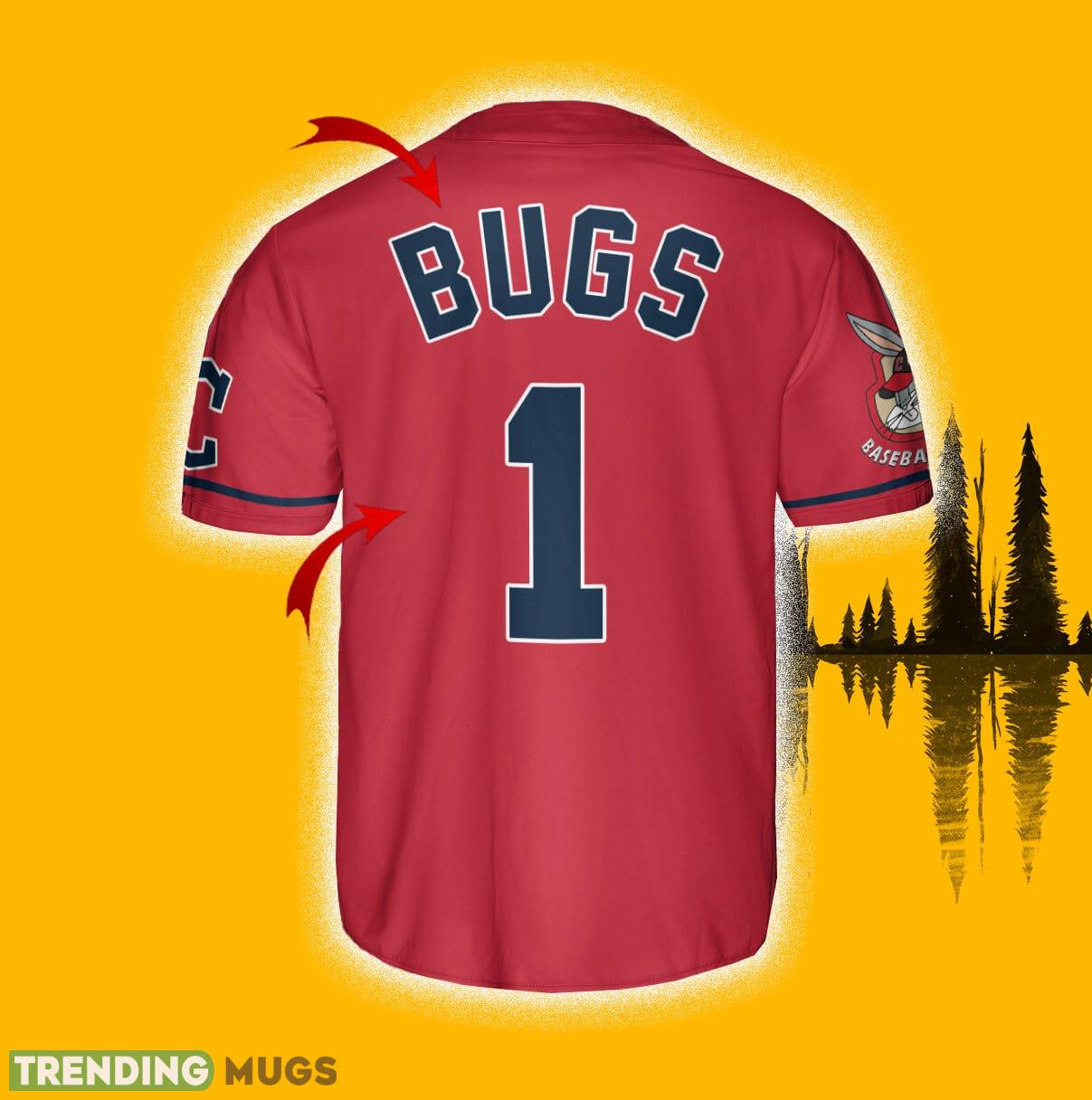 Cleveland Guardians Looney Tunes Bugs Bunny Jersey Baseball Shirt Red Custom Number And Name Football Jersey Cleveland Guardians Looney Tunes Bugs Bunny Jersey Baseball Shirt Red Custom Number And Name Football Jersey