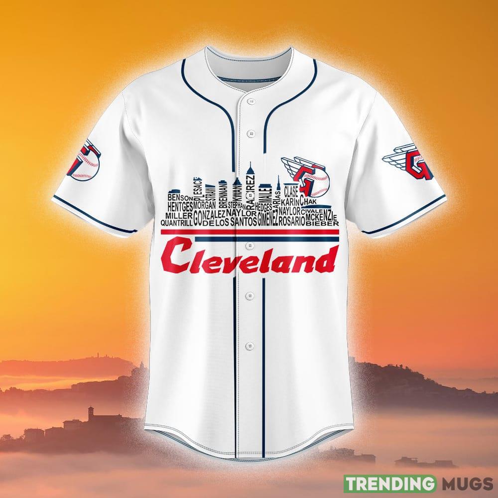 Cleveland Guardians MLB Jersey Shirt Custom Number And Name For Men And Women Gift Fans Football Jersey Cleveland Guardians MLB Jersey Shirt Custom Number And Name For Men And Women Gift Fans Football Jersey