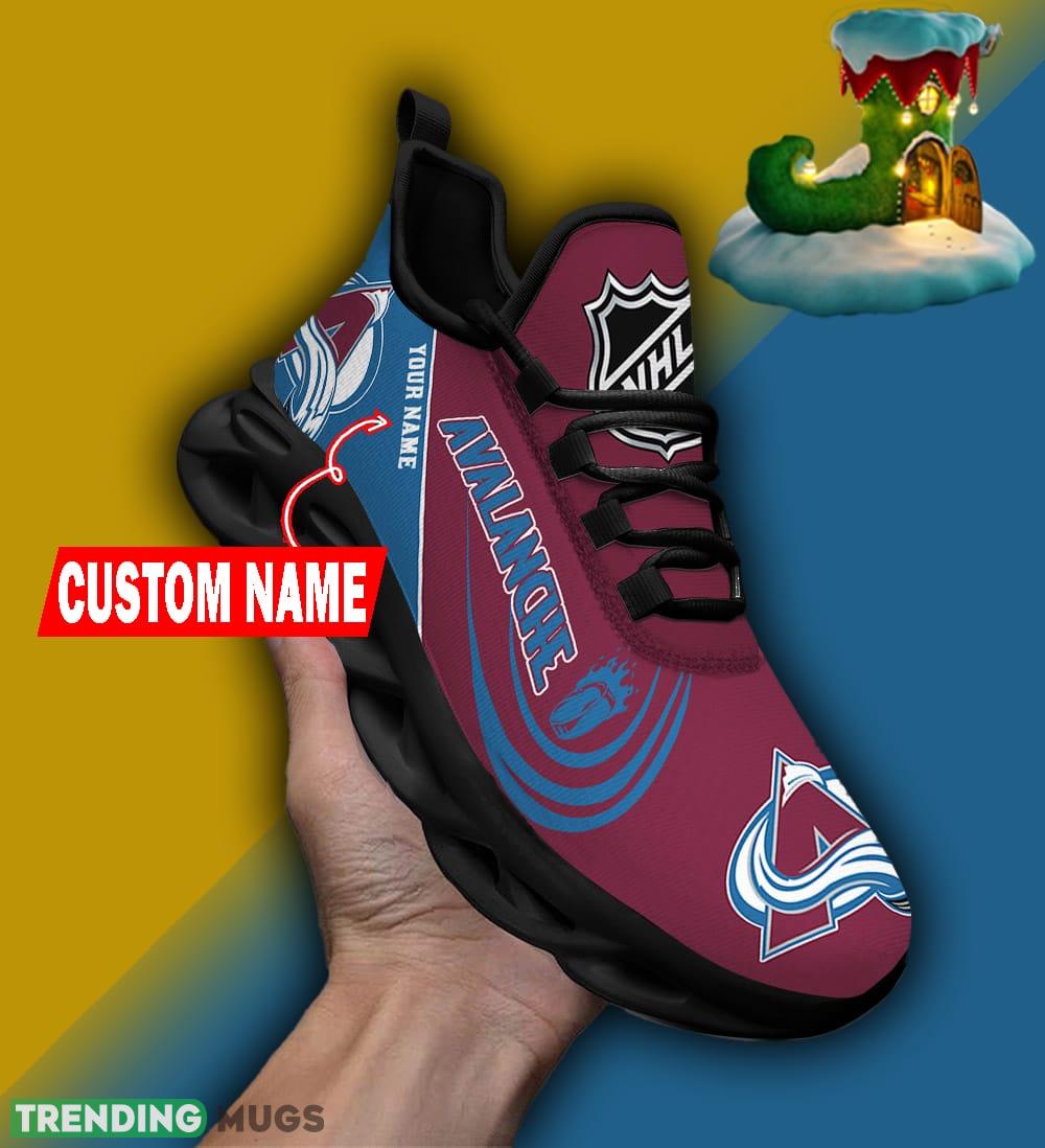 Colorado Avalanche NHL Logo Chunky Sneakers New Personalized Name Max Soul Shoes Max Soul Colorado Avalanche NHL Logo Chunky Sneakers New Personalized Name Max Soul Shoes Max Soul