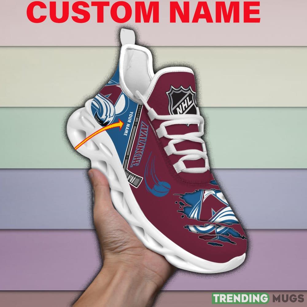 Colorado Avalanche NHL Max Soul Shoes Custom Name For Men And Women Running Sneakers Max Soul Colorado Avalanche NHL Max Soul Shoes Custom Name For Men And Women Running Sneakers Max Soul
