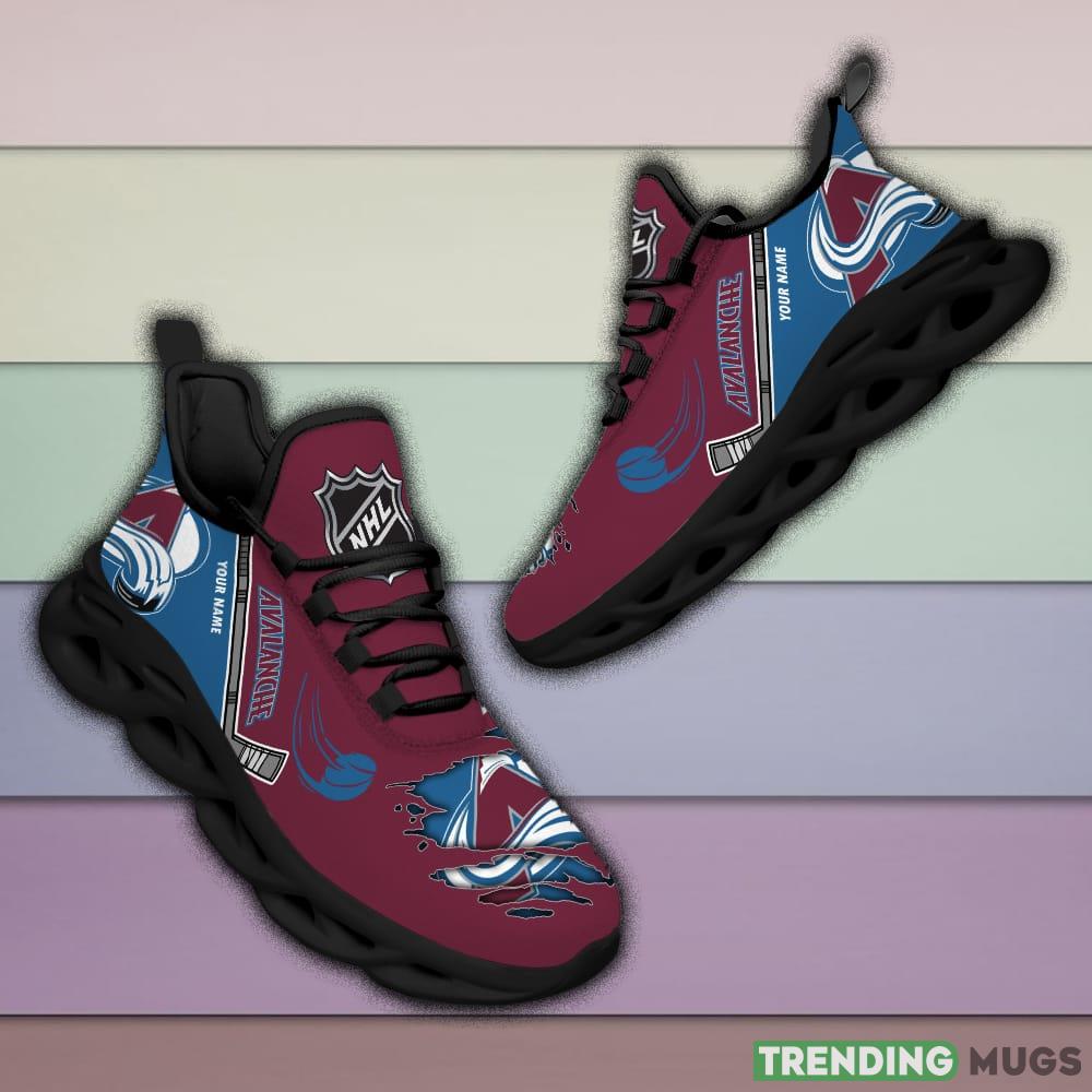 Colorado Avalanche NHL Max Soul Shoes Custom Name For Men And Women Running Sneakers Max Soul Colorado Avalanche NHL Max Soul Shoes Custom Name For Men And Women Running Sneakers Max Soul