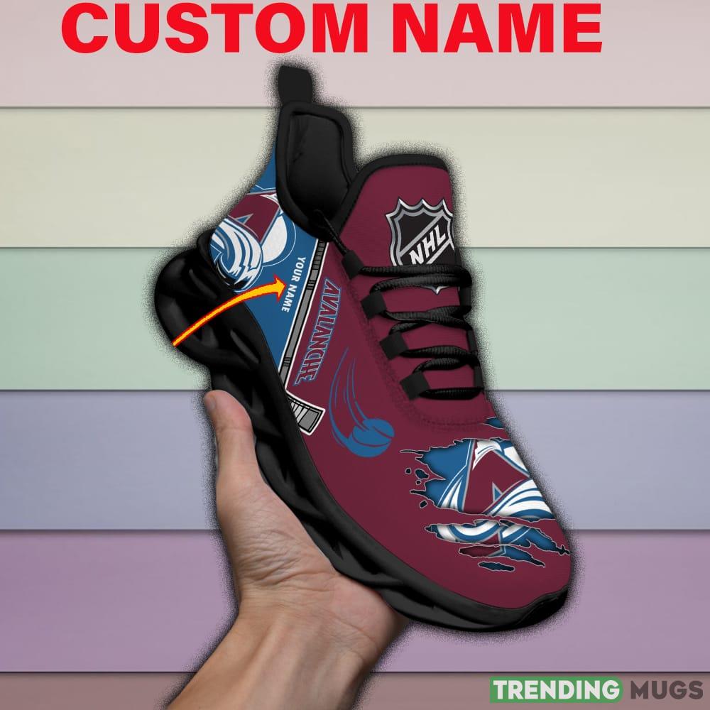 Colorado Avalanche NHL Max Soul Shoes Custom Name For Men And Women Running Sneakers - Colorado Avalanche-Personalized NHL Max Soul Shoes v2_1 Colorado Avalanche NHL Max Soul Shoes Custom Name For Men And Women Running Sneakers - Colorado Avalanche-Personalized NHL Max Soul Shoes v2_1