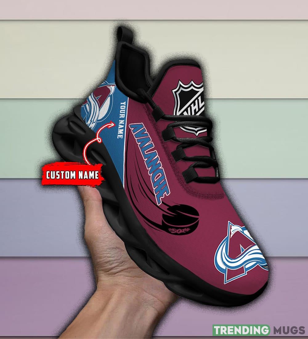Colorado Avalanche NHL New Max Soul Shoes Custom Name For Men And Women Running Sneakers Max Soul Colorado Avalanche NHL New Max Soul Shoes Custom Name For Men And Women Running Sneakers Max Soul