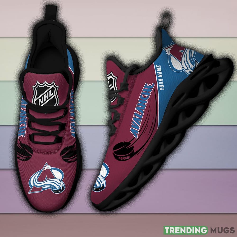 Colorado Avalanche NHL New Max Soul Shoes Custom Name For Men And Women Running Sneakers Max Soul Colorado Avalanche NHL New Max Soul Shoes Custom Name For Men And Women Running Sneakers Max Soul