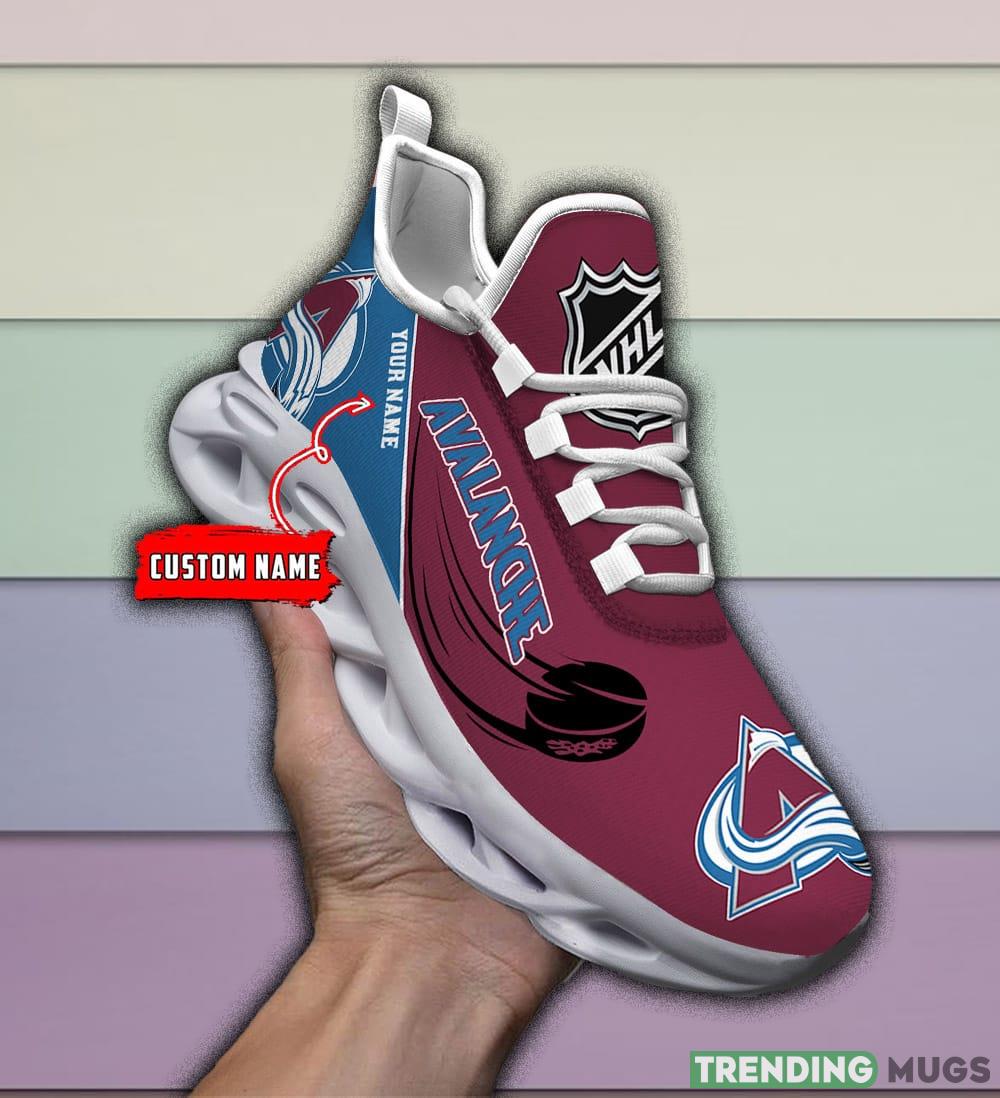 Colorado Avalanche NHL New Max Soul Shoes Custom Name For Men And Women Running Sneakers - Colorado Avalanche-Personalized NHL New Max Soul Shoes_1 Colorado Avalanche NHL New Max Soul Shoes Custom Name For Men And Women Running Sneakers - Colorado Avalanche-Personalized NHL New Max Soul Shoes_1