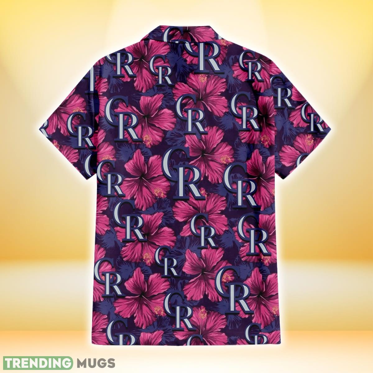 Colorado Rockies Plum Vilolet Hibiscus Dark Navy Leaf Black 3D Hawaiian Shirt Gift For Fans Hawaiian Shirt Colorado Rockies Plum Vilolet Hibiscus Dark Navy Leaf Black 3D Hawaiian Shirt Gift For Fans Hawaiian Shirt