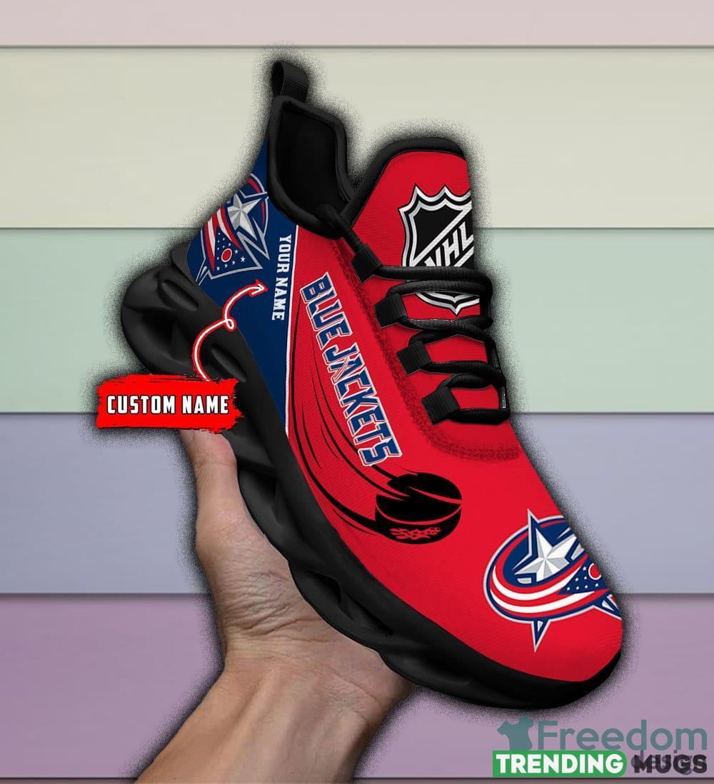Columbus Blue Jackets NHL New Max Soul Shoes Custom Name For Men And Women Running Sneakers Max Soul Columbus Blue Jackets NHL New Max Soul Shoes Custom Name For Men And Women Running Sneakers Max Soul