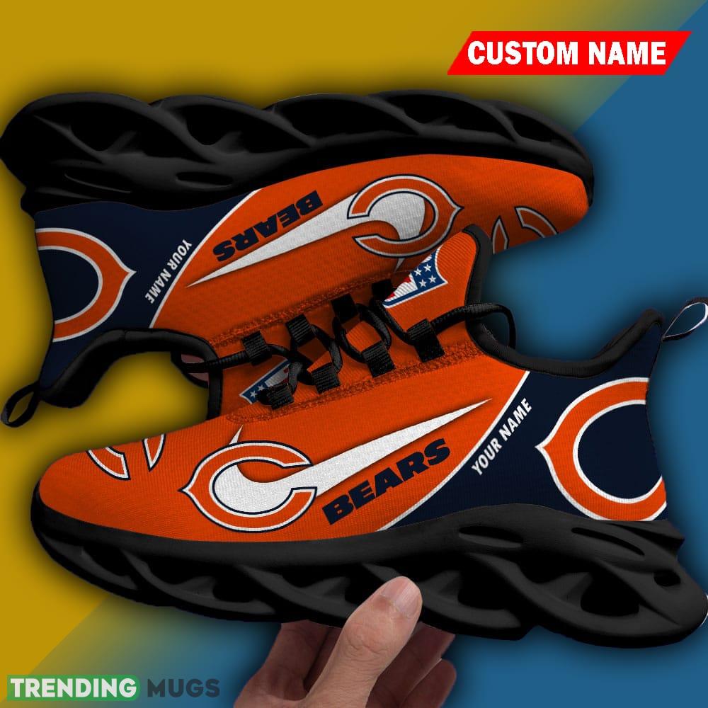 Custom Name Chicago Bears Chunky Sneakers Luxury NFL Max Soul Shoes Gift For Fans Max Soul Custom Name Chicago Bears Chunky Sneakers Luxury NFL Max Soul Shoes Gift For Fans Max Soul