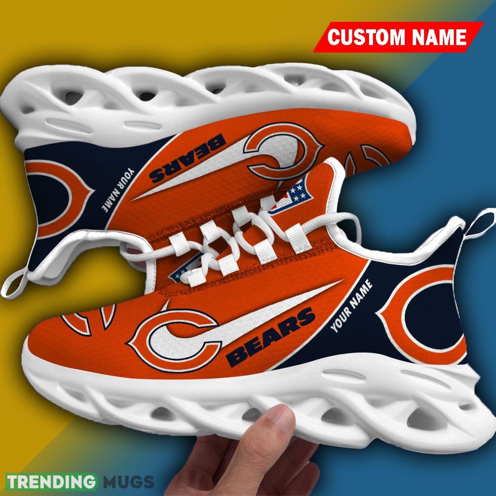 Custom Name Chicago Bears Chunky Sneakers Luxury NFL Max Soul Shoes Gift For Fans Max Soul Custom Name Chicago Bears Chunky Sneakers Luxury NFL Max Soul Shoes Gift For Fans Max Soul