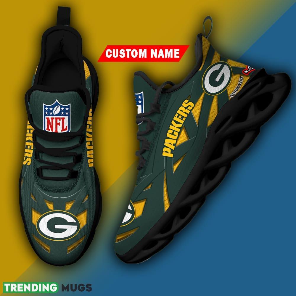 Custom Name Green Bay Packers NFL Striped Max Soul Shoes Gift For Men Women - Green Bay Packers-NFL Max Soul Shoe Custom Names_3 Custom Name Green Bay Packers NFL Striped Max Soul Shoes Gift For Men Women - Green Bay Packers-NFL Max Soul Shoe Custom Names_3
