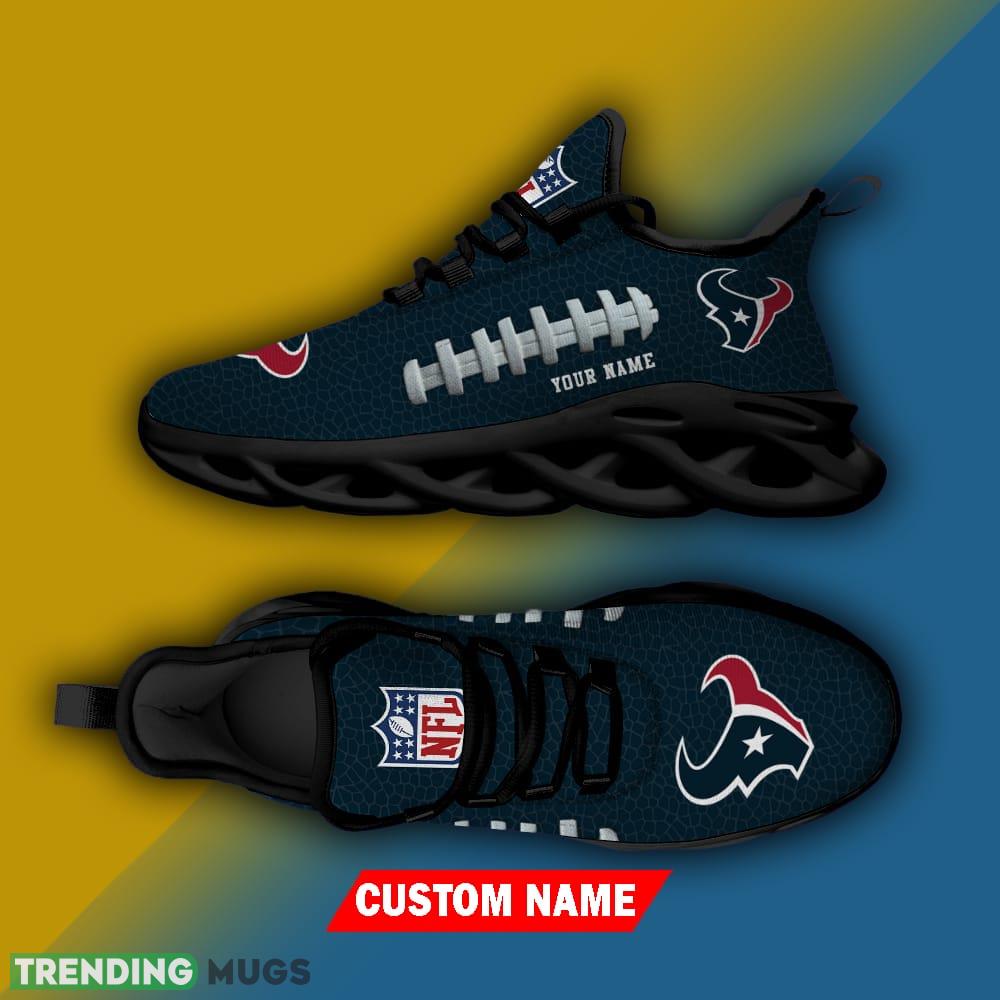 Custom Name Houston Texans NFL Chunky Sneakers New Design Max Soul Shoes Max Soul Custom Name Houston Texans NFL Chunky Sneakers New Design Max Soul Shoes Max Soul