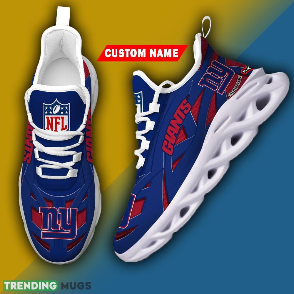 Custom Name New York Giants NFL Striped Max Soul Shoes Gift For Men Women Max Soul Custom Name New York Giants NFL Striped Max Soul Shoes Gift For Men Women Max Soul