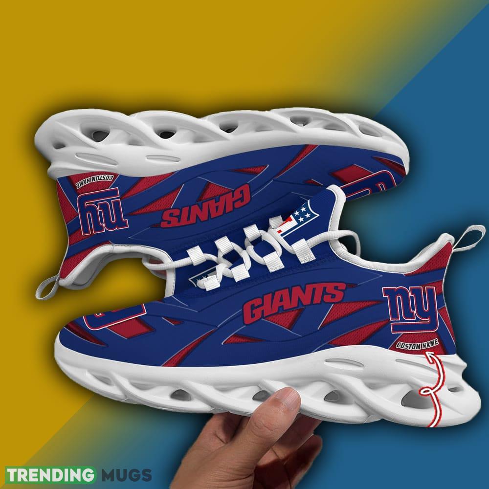 Custom Name New York Giants NFL Striped Max Soul Shoes Gift For Men Women Max Soul Custom Name New York Giants NFL Striped Max Soul Shoes Gift For Men Women Max Soul