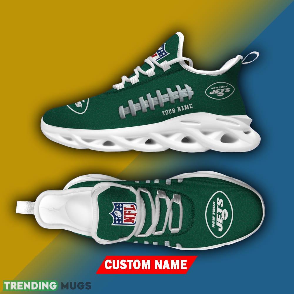 Custom Name New York Jets NFL Chunky Sneakers New Design Max Soul Shoes Max Soul Custom Name New York Jets NFL Chunky Sneakers New Design Max Soul Shoes Max Soul