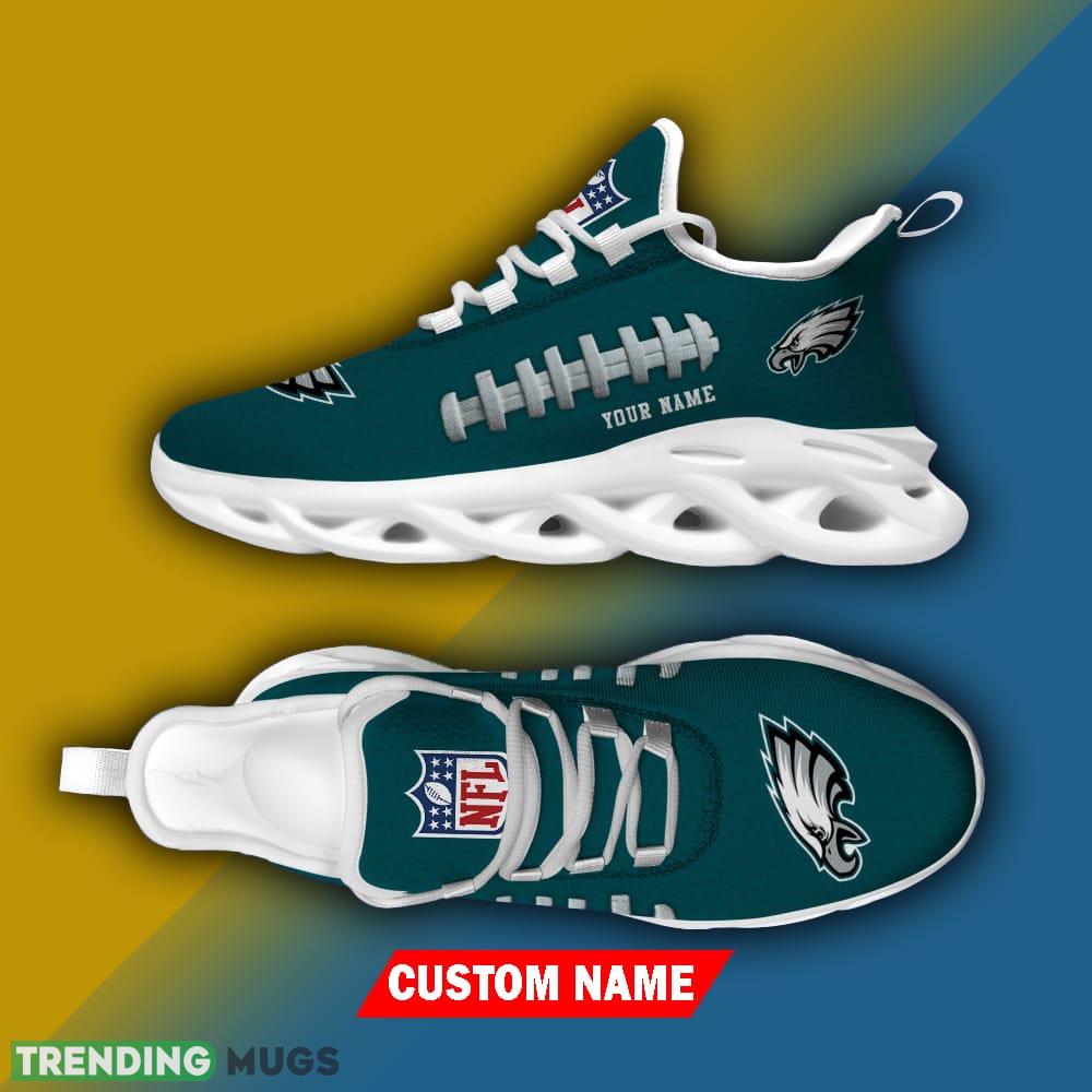 Custom Name Philadelphia Eagles NFL Chunky Sneakers New Design Max Soul Shoes Max Soul Custom Name Philadelphia Eagles NFL Chunky Sneakers New Design Max Soul Shoes Max Soul
