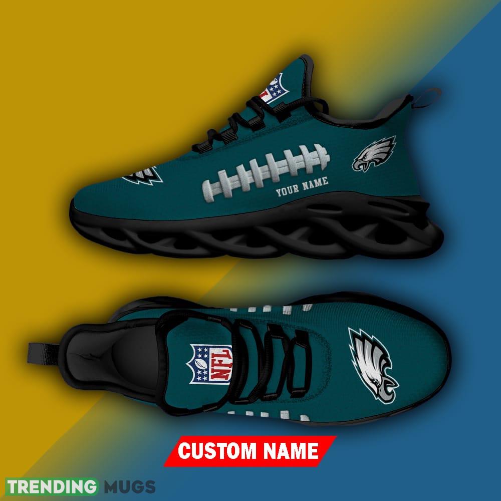 Custom Name Philadelphia Eagles NFL Chunky Sneakers New Design Max Soul Shoes Max Soul Custom Name Philadelphia Eagles NFL Chunky Sneakers New Design Max Soul Shoes Max Soul